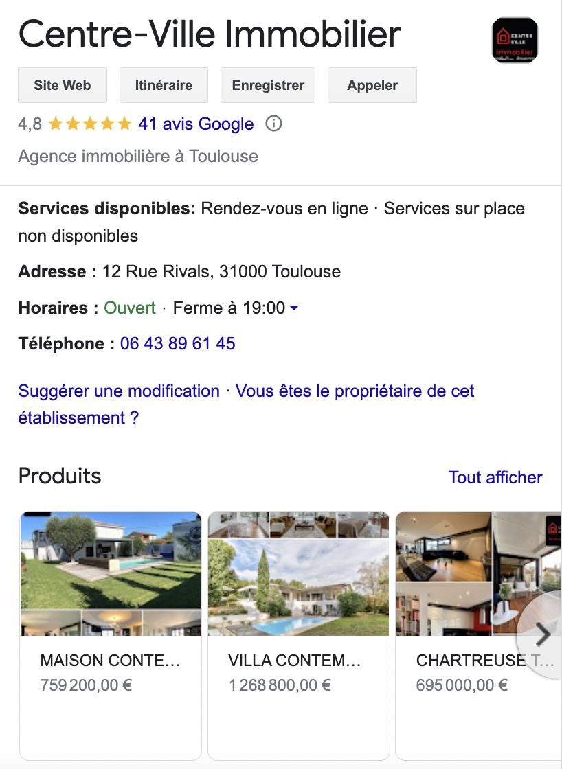 ajouter annonce Google My Business